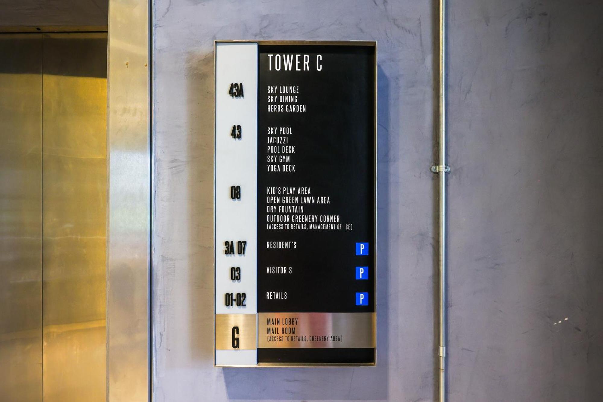 Millerz Square By Mykey Apartment Kuala Lumpur Exterior foto Elevator directory