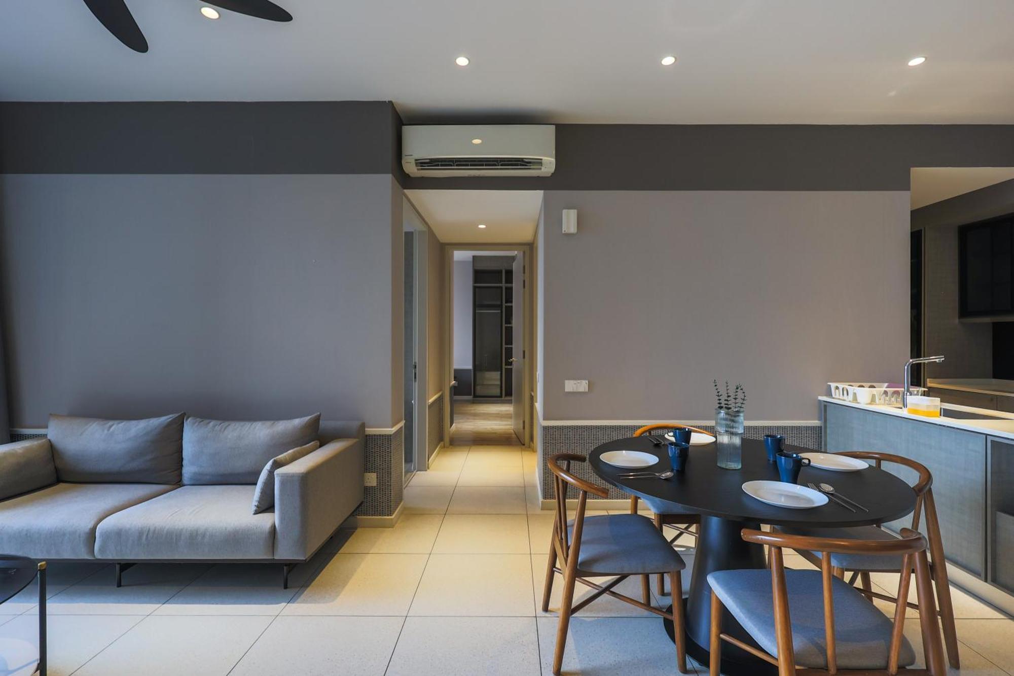 Millerz Square By Mykey Apartment Kuala Lumpur Exterior foto A living room in a condominium