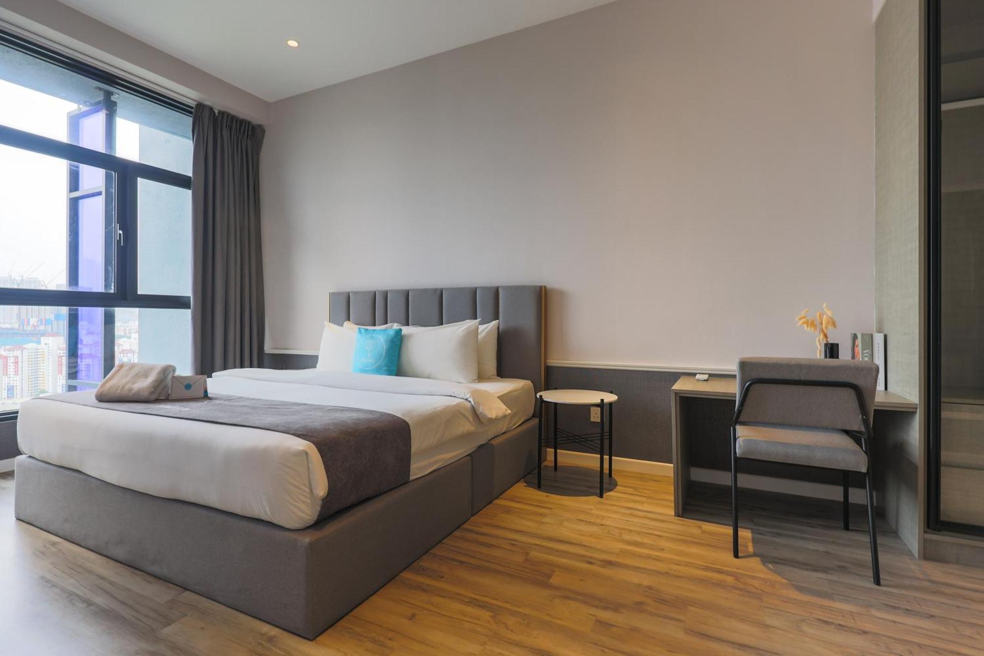 Millerz Square By Mykey Apartment Kuala Lumpur Exterior foto A bedroom at a hotel