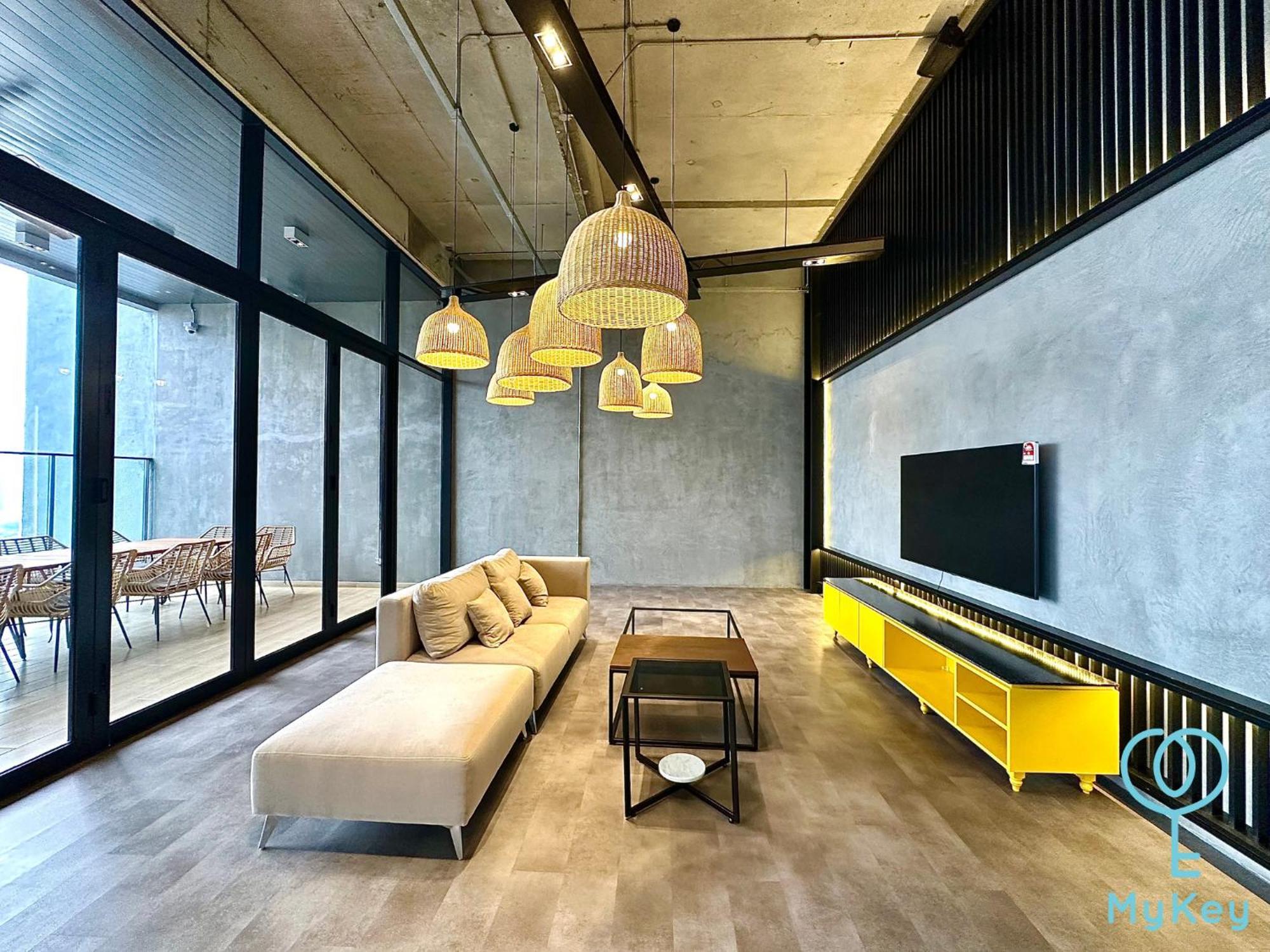 Millerz Square By Mykey Apartment Kuala Lumpur Exterior foto The common room at the 10th floor